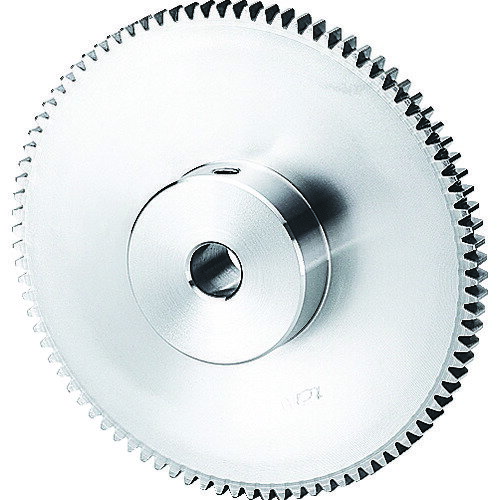 KG　平歯車　S80SU　72B－A－0508　形状B1　モジュール0．8　歯数72　歯幅5mm　穴径Φ8mm