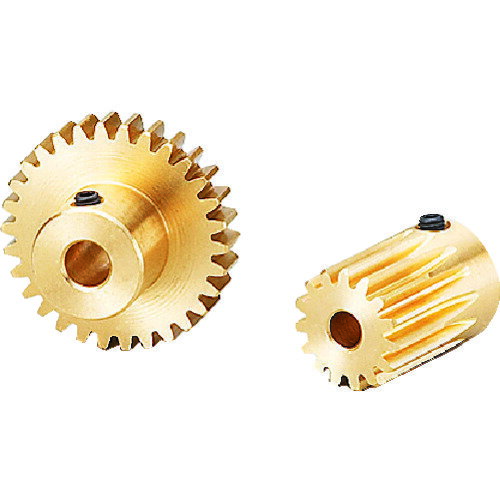 KG　平歯車　S80B　25B－P－0505　形状B1　モジュール0．8　歯数25　歯幅5mm　穴径Φ5mm