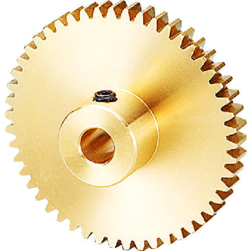 KG　平歯車　S80B　50B－P－0506　形状B1　モジュール0．8　歯数50　歯幅5mm　穴径Φ6mm