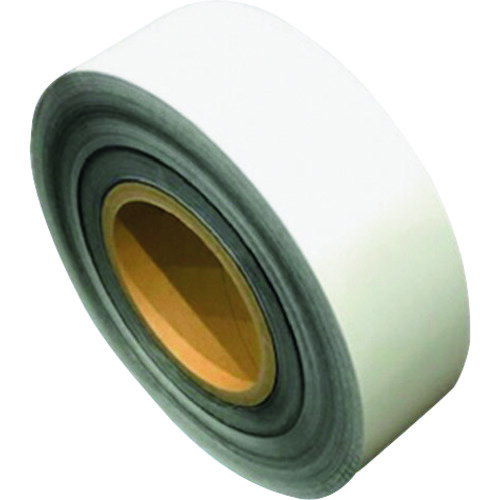 SAXIN　ニューライト粘着テープ静電防止品　基材厚み0．4mmX50mmX20m　（総厚み0．54mm） JAN：trusco1605916 メーカー：作新工業（株） / ブランド：SAXIN / 原産国：日本 特長●ニューライト粘着テープは超高分子量ポリエチレンを基材とした工業用テープです。●耐摩耗性、低摩擦性、耐衝撃性、離型性に優れています。●優れた耐摩耗性と低摩擦性から、摺動部材として幅広く使用頂けます。●静電防止タイプになります。 用途●搬送ラインのガイドレールへの滑り助長ラッピング。●ホッパー、シュートなどの付着防止ライニング。●AGV（無人搬送車）のガイドテープ保護●製品保管、納入時ケースの削れ保護テープ●摺動ワッシャーライニング●印刷機の紙送り部などの滑り、帯電防止（スライドテープ）。 仕様●色：黒●幅(mm)：50●長さ(m)：20●厚さ(mm)：0.54●テープカット条件：ハサミやカッターナイフ●粘着力(N/10mm)：7●引張強度(N/10mm)：138●使用温度範囲(℃)：0〜80●粘着力(N/25mm)：17.5●紙管サイズ(mm)：90●最大テープ外径(mm)：158●耐候性：なし●筆記可否：否 仕様（詳細）●粘着力(mm)：7N/10●使用温度範囲：0〜80℃ 材質／仕上●基材：超高分子量ポリエチレン●粘着剤：アクリル系