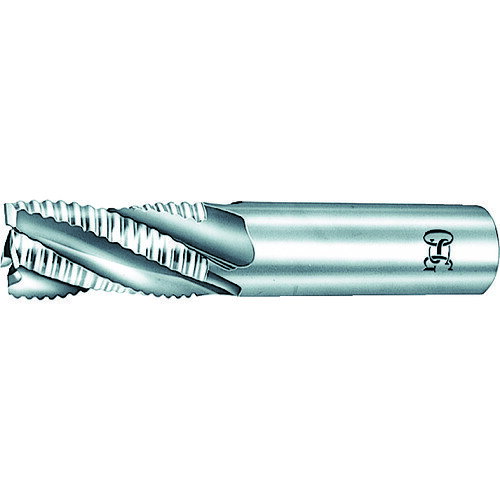 OSG　ハイスエンドミル　ラフィングショート　6　81506JAN：trusco2007746メーカー：オーエスジー（株） / ブランド：OSG / 原産国：日本特長●重切削ラフィングエンドミルのショート刃シリーズです。用途●被削材：炭素鋼、合金鋼、工具鋼、プリハードン鋼(〜40HRC)、ステンレス鋼(〜35HRC)、鋳鉄、ダクタイル鋳鉄(〜350HB)、銅合金、アルミ合金。仕様●刃数ZEFP(枚)：4●切削径DC(mm)：6●機能長さLF(mm)：57●シャンク径DCON(mm)：6●ねじれ角FHA(°)：30●シャンク径(mm)：6●ねじれ角(°)：30●刃径(mm)：6●刃数：4●刃数(枚)：4●刃長(mm)：13●全長(mm)：57仕様（詳細）●ノンコーティング●ねじれ角30°●センターカット：付材質／仕上●コバルトハイス(HSS-CO)