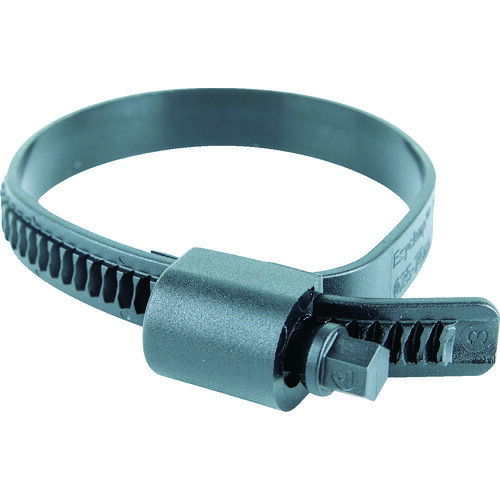HCL　樹脂製ホースバンド　Ezyclamp　締付径25．0～75．0mm　対辺8．0mm　ナイロン66