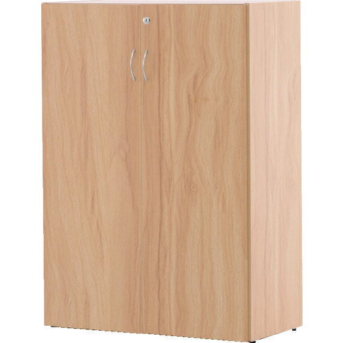 TRUSCO　木製　両開き書庫　W820×D424×H1141　組立式