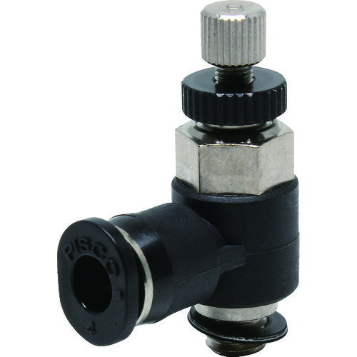 ピスコ　スピードコントローラ　エルボ　メーターイン制御チューブ4ネジM5X08