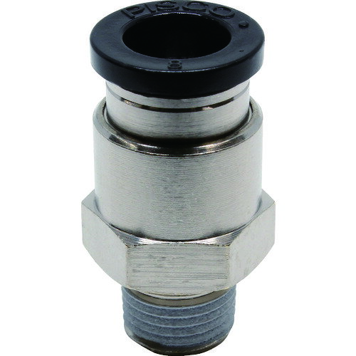 ピスコ　チューブフィッティング　ストレート　適合外径8mm　接続口径R1／8