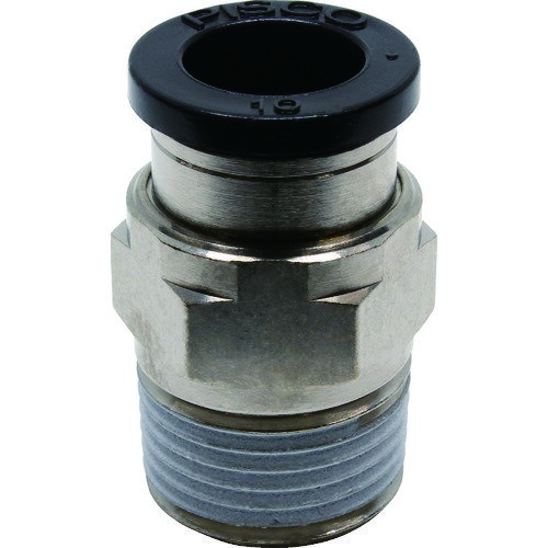 ピスコ　チューブフィッティング　ストレート　適合外径10mm　接続口径R3／8