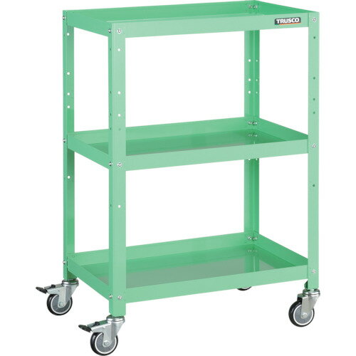 TRUSCO　ツールワゴン　ラビットワゴン　600X400　ウレタン車輪　ヤンググリーン