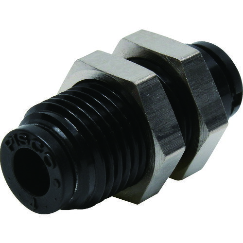 ピスコ　チューブフィッティングミニタイプ　隔壁ユニオン　4×4