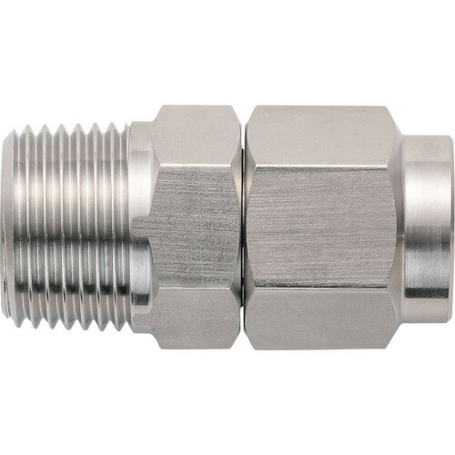 潤工社　ステンレス継手　ニップル（ミリ系列）　6X4mm　　PT1／4