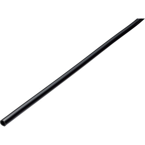 潤工社　耐水軟質ポリウレタンチューブ　UF　6X4mm　50m　黒 JAN：trusco3831948 メーカー：（株）潤工社 / ブランド：潤工社 / 原産国：日本 特長●機械的強度、特に耐摩耗性が優れています。●耐熱、耐寒性が優れています（樹脂無負荷連続使用温度-40〜+80℃）。●柔軟で高反発弾性をもっています。●有毒物質溶出のおそれがありません。●曲げ半径が小さく作業性に優れています。 用途●空圧機器用●流体素子用●化学プラント用空圧 仕様●色：黒●外径(mm)：6●内径(mm)：4●最小曲げ半径(mm)：14●全長(m)：50●最高使用圧力(MPa)：0.6●使用流体：空気、水●長さ(m)：50 仕様（詳細）●使用温度範囲：空気：-20〜+60℃、水：0〜+50℃●最高使用圧力：0.6MPa（23℃時）●適用継手：ワンタッチ継手Mシリーズ（使用流体：空気）、ワンタッチ継手Wシリーズ（使用流体：空気）、黄銅継手（使用流体：空気、水）、ハンディタッチ継手（使用流体：空気、水）、ステンレス継手US2（使用流体：空気、水） 材質／仕上●耐水軟質ポリウレタン ご注意●水道水を通水の際は残留塩素による影響があります。