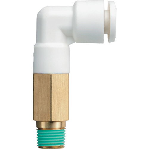 潤工社　ワンタッチ継手Wシリーズ　ロングエルボ　10mm　　PT1／8