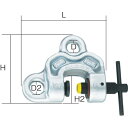 イーグル　ねじ式全方向クランプ　SBB－2t（1－40）