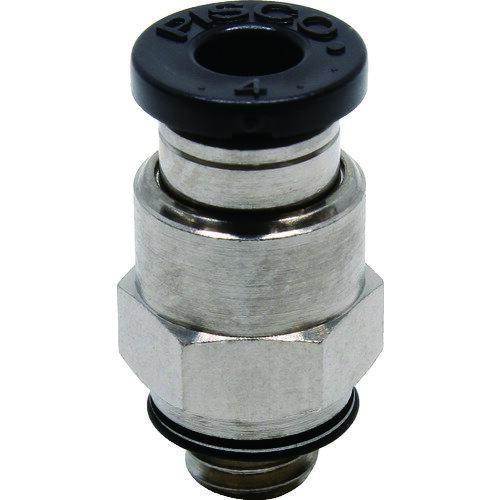 ピスコ　チューブフィッティング　ストレート　適合外径4mm　接続口径M6×1