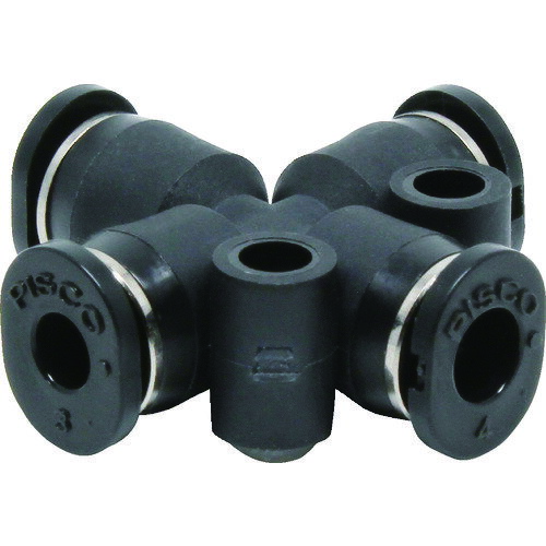 ピスコ　チューブフィッティングミニタイプ　クロスB　4×3