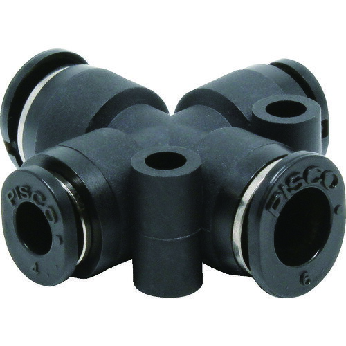 ピスコ　チューブフィッティングミニタイプ　クロスB　6×4