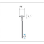 ナカニシ　電着ダイヤモンドバー　刃径6mm