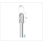 ナカニシ　超硬アルミカッター　刃径9．5mm