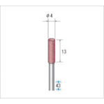 ナカニシ　パワーポリッシャー　（1Pk（袋）＝10本入）　粒度＃320　ブラウン　外径4mm