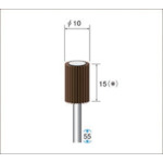 ナカニシ　フラップサンダー（1Pk（袋）＝5本入）粒度＃80外径φ10幅15mm