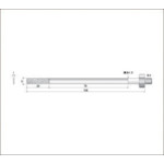 ナカニシ　電着ダイヤモンドヤスリ（全長105mm刃長20mm刃幅5mm）