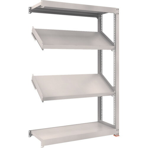 TRUSCO　スチールラック　M3型中量棚　1200X471XH1800　4段　傾斜2段　連結