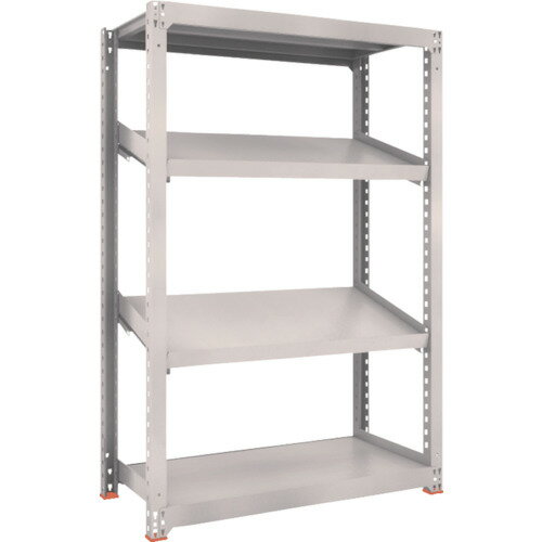 TRUSCO　スチールラック　M3型中量棚　1200X571XH1800　4段　傾斜2段