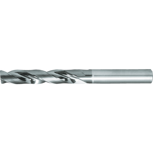 マパール　超硬コーティングドリル　MEGA－Drill－180　フラットドリル　内部給油×5D　刃径3．7mm　溝長28mm　全長66mm　シャンク径6mm