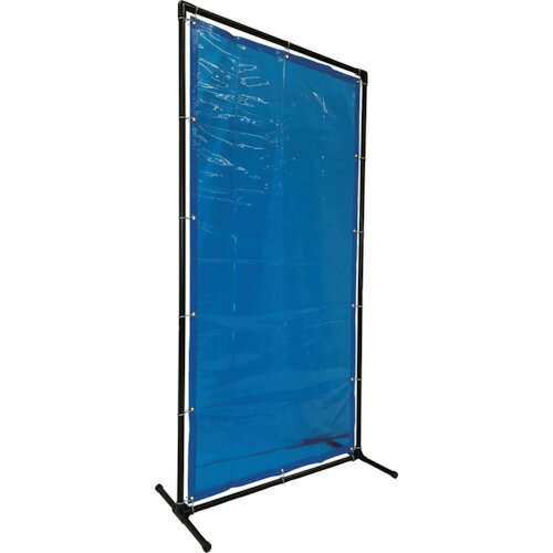 TRUSCO　溶接遮光フェンス　1020型単体固定足　ブルー