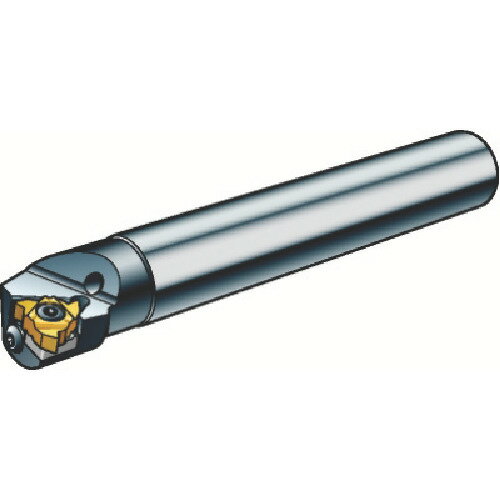 SANDVIK　コロスレッド266　ねじ切りボーリングバイト（480） JAN：trusco6045006 メーカー：サンドビック（株）コロマントカンパニー / ブランド：SANDVIK / 原産国：スウェーデン 特長●非常に高い剛性の内径ねじ切りボーリングバイトです。●iLockインターフェースにより、ねじ切り加工時のチップの動きを抑制し、チップの安定性・正確性を保証し優れた仕上げ面と繰返し精度を実現します。 用途●内径ねじ切り加工用。 仕様●チップサイズ：16●dmm：20●Dm_min：25●h：18●f1：14●l1：250●l3：29●チップ締付けトルク：3 仕様（詳細）●サンドビック　コロスレッド266　ねじ切りボーリングバイト