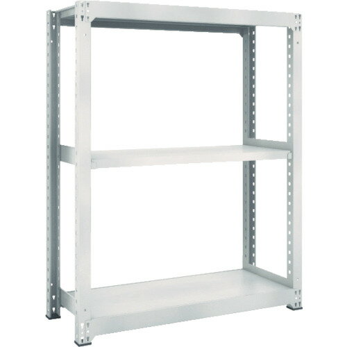 TRUSCO　スチールラック　M5型中量棚　1800X921XH1500　3段　単体　ネオグレー