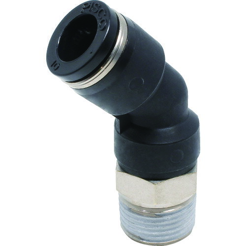 ピスコ　チューブフィッティング　45°エルボチューブ10ネジR3／8