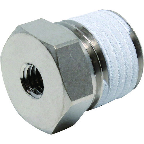 ピスコ　チューブフィッティング　延長継手ブッシュ　おねじR1／4　めねじM5×0．8