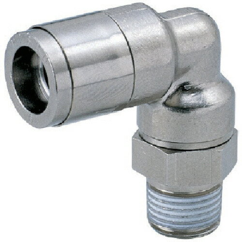 ピスコ　チューブフィッティング　ブラスエルボ　チューブ4　ネジM5×0．8　ゴムHNBR