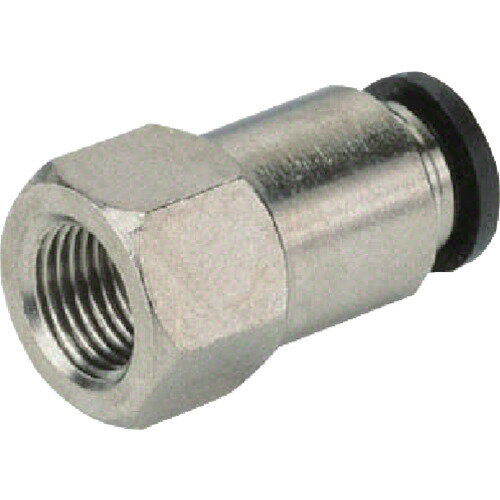 ピスコ　チューブフィッティング　メスストレートチューブ6ネジM5