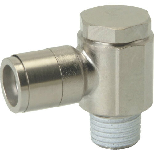 ピスコ　チューブフィッティングブラスユニバーサルエルボ　チューブ12ネジR1／2ゴムHNBR