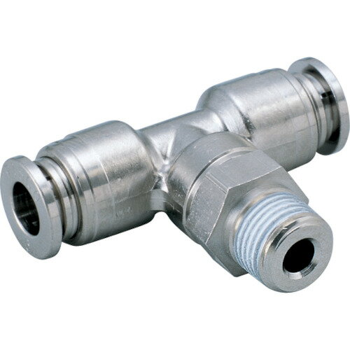 ピスコ　チューブフィッティング　ブラスティー　チューブ12　ネジR3／8　ゴムHNBR　カバー無