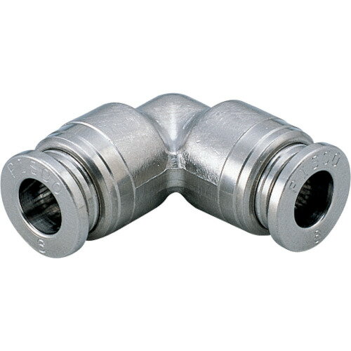 ピスコ　チューブフィッティングブラス　ユニオンエルボ　カバー無し