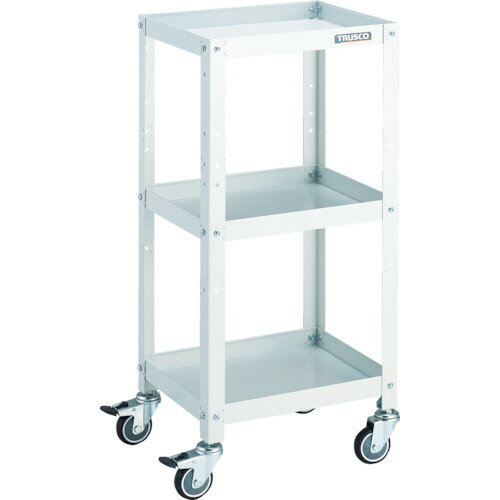TRUSCO　ツールワゴン　ラビットワゴン　400X350　ウレタン車輪　ホワイト