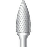 ナカニシ　超硬カッター　砲弾（シングルカット）刃径12．7mm　刃長25．0mm