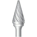 ナカニシ 超硬カッター テーパー（ダブルカット）刃径12．7mm刃長22．0mm