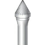 ナカニシ　超硬カッター　テーパー（シングルカット）刃径9．5mm　刃長8．0mm