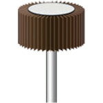 ナカニシ　フラップサンダー　（5本入）　粒度＃150　外径20mm　幅10mm