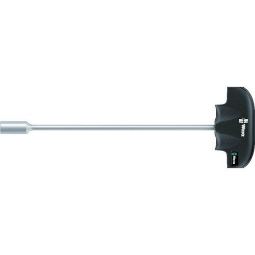 【特長】●T型ハンドルの握りやすい形状です。●6角ボルトナット用です。【仕様】●軸長(mm)：230●全長(mm)：274●対辺(mm)：13●対辺寸法(mm)：13●全幅(mm)：87【材質／仕上】●軸：特殊工具鋼●グリップ：プラスチック