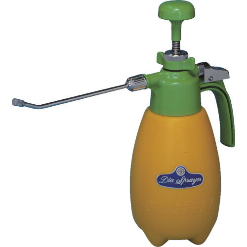 【特長】●長く支持されているプレッシャー式噴霧器のロングセラー商品です。【用途】●家庭園芸など。【仕様】●容量(L)：1●ノズル：ロング●ノズル長(mm)：180●幅(mm)：120●奥行(mm)：330●高さ(mm)：320●最高圧力(MPa)：1【仕様2】●高性能ハンディタイプ【材質／仕上】●本体：ポリプロピレン●タンク：ポリエチレン●ノズル：真鍮【セット内容／付属品】●スポイト【注意】●厚生労働省認可の防疫薬品・強い酸性・アルカリ性・有機溶剤など不可。●使用後はよく洗浄して圧力を抜いた状態で日光（紫外線）のあたらない場所で保管して下さい。●火や高熱のそばに置かないで下さい。●冬季は凍らない所で保管して下さい。