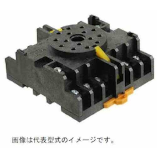 【特長】●取りつけ性、耐久性に優れた接続ソケットです。【仕様2】●ピン数：14●取りつけ方法　DINレール取りつけ、ねじ締め取りつけ共用●端子形状　ねじ端子●表面接続●丸形ソケット