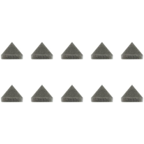 【特長】●スポンジのため形状に合わせて研磨できます。【用途】●ペンサンダー専用アクセサリー【仕様】●番手(#)：1200〜1500【仕様2】●三角10枚