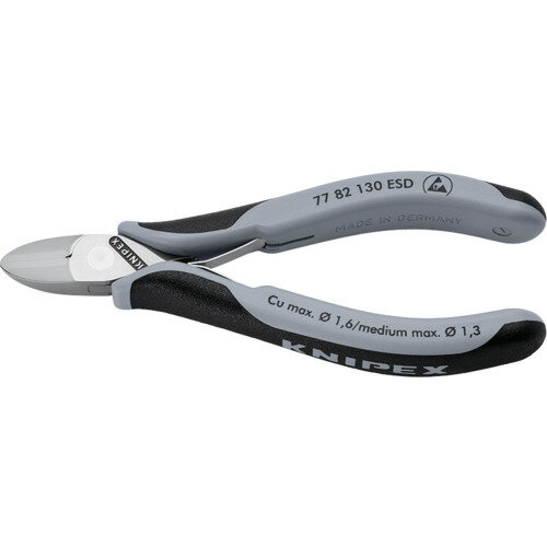 KNIPEX　精密用ニッパー　静電気対策タイプ　130mm