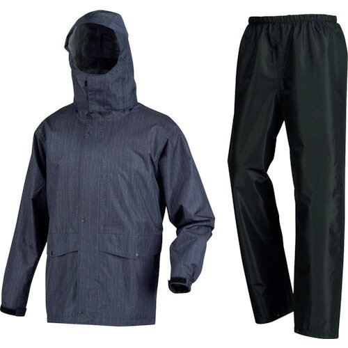 Rain Wear - カジメイク　7541　ローリングレインスーツ　デニム　3L