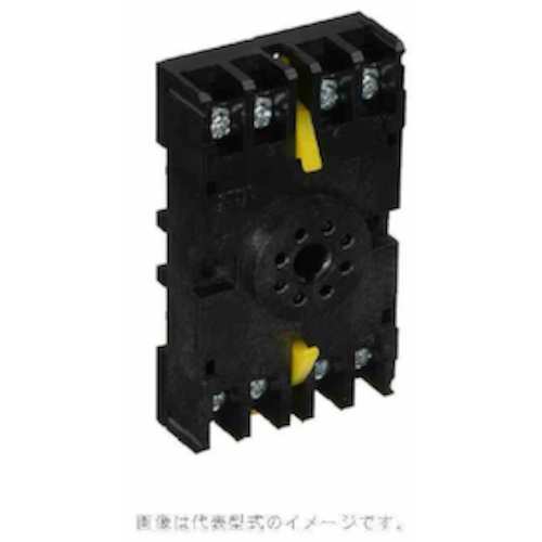 【特長】●取りつけ性、耐久性に優れた接続ソケットです。【仕様2】●ピン数：8●取りつけ方法 DINレール取りつけ、ねじ締め取りつけ共用●表面接続●丸形ソケット