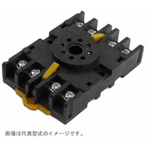 【特長】●取りつけ性、耐久性に優れた接続ソケットです。【仕様2】●ピン数：8●取りつけ方法 DINレール取りつけ、ねじ締め取りつけ共用●端子形状 ねじ端子●表面接続●丸形ソケット
